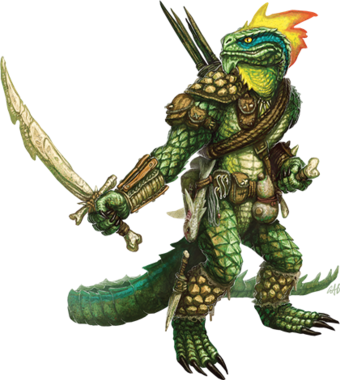 D&D races lizardfolk